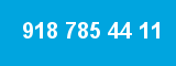 918 785 44 11 918 785 44 11